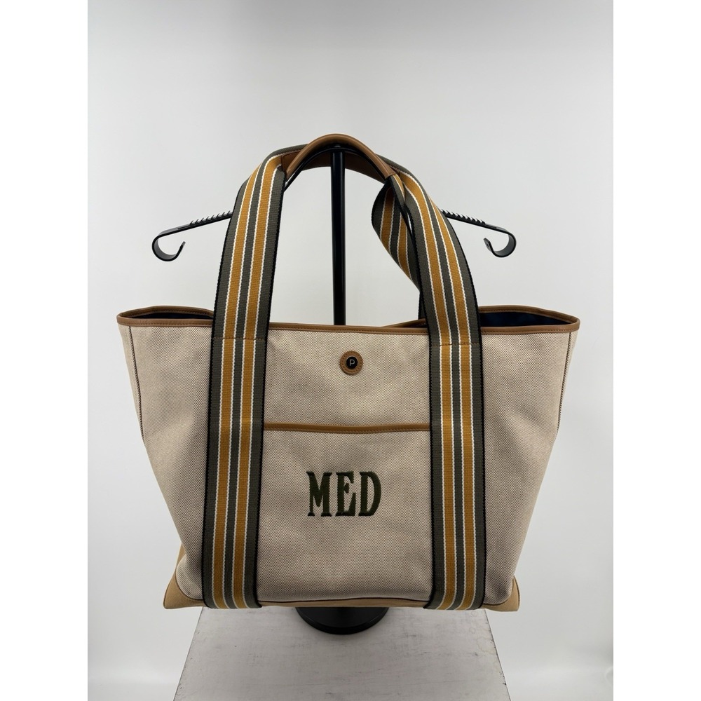 Paravel Cabana‎ Tote Bag Women's Shandy Large Monogrammed VGUC